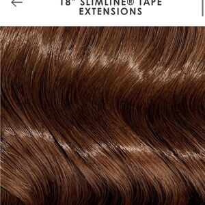 18" Slimline Tape Hair Extensions - Rich Brown